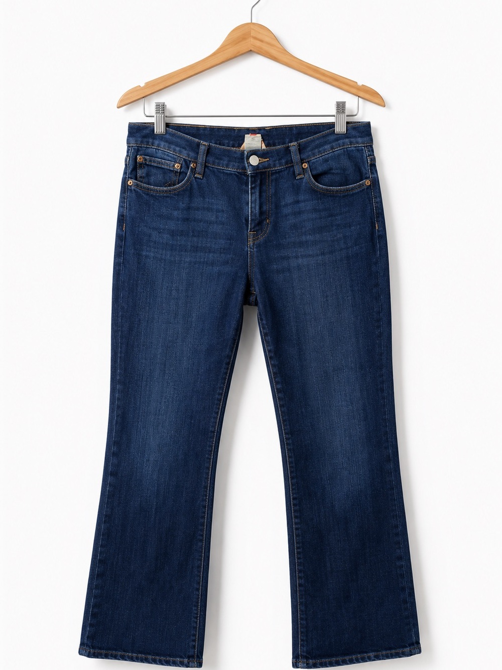 Lucky Brand Sweet ’N Low Bootcut Jeans Size 31 Dark Wash Mid Rise Stretch Denim